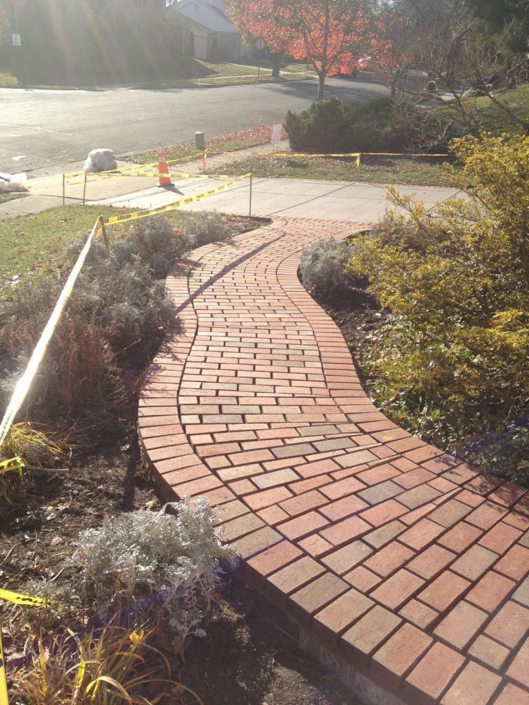 Sidewalks, Walkways and Steps | Wright's Concrete | Concrete, Brick